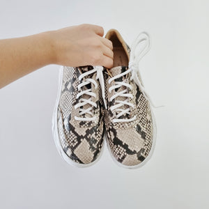 Chunky print sneakers